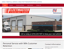 Tablet Screenshot of fleetmaster.us